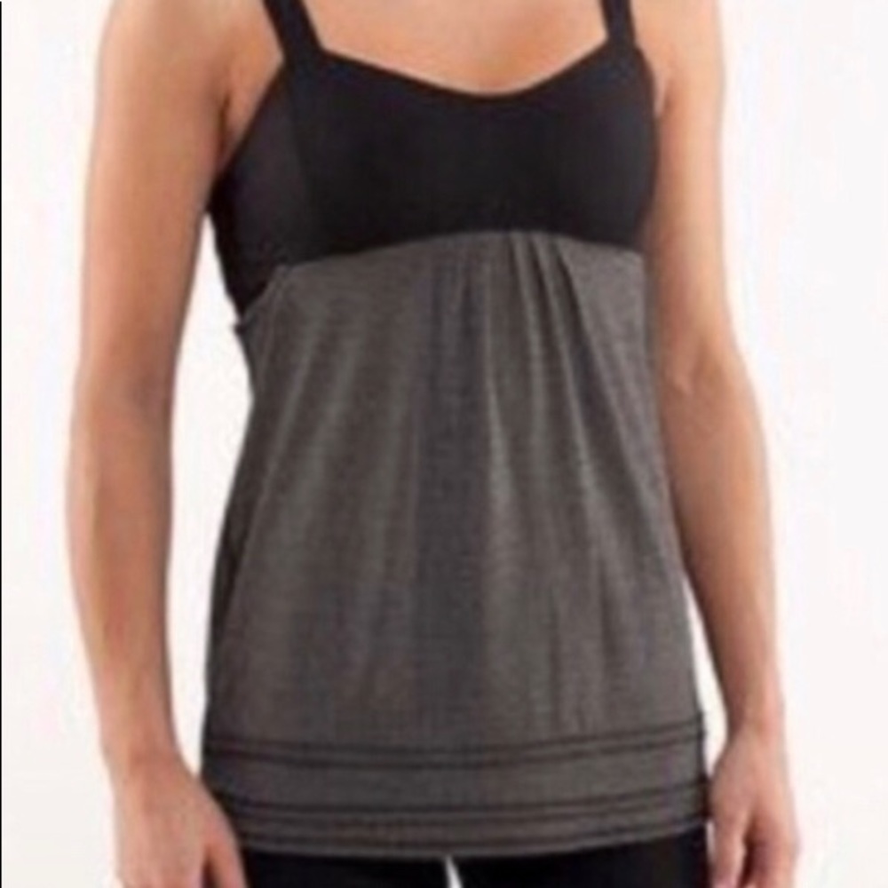 Black and grey Elevate tank